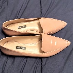 Nine West blush nude flats